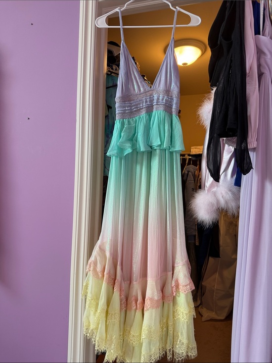 Rococo Sand Dresses & Skirts - Rococo Sand Pastel Ombre Maxi Dress in Lavender, Mint, Pink & Yellow